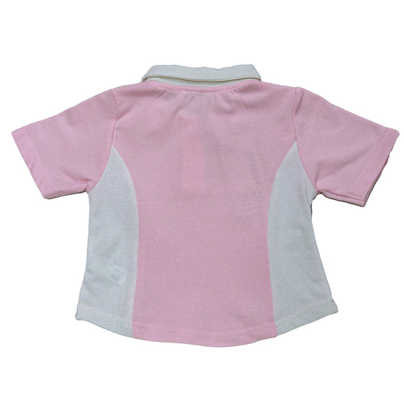 Pink Black White Pique Color Block Sets Pale Pink