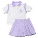 Lilac White Pique Color B-1