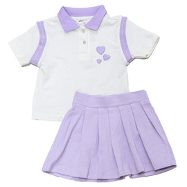 Lilac White Pique Color B