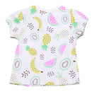 White Fruits All Over Print T Shirt White-3