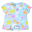Blue All Over Print T Shirt-3