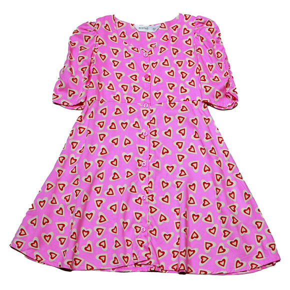 Viscose Shirt Aop Dress