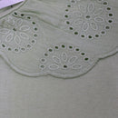 Lace Collar Top Green-3