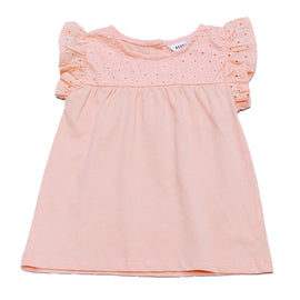 Schiffili Jersey Top Pale Pink