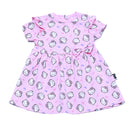 Pink Hello Kitty All Over Print Dress Pale-1