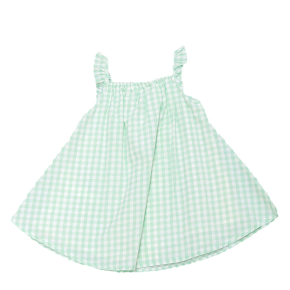 Mint Checks Dress