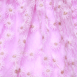 Lilac Floral Embroidery Skirt Lilac - 0