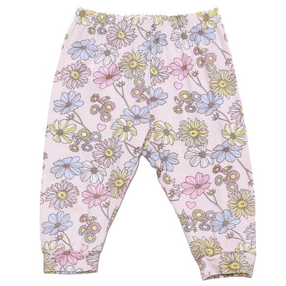 Pink All Over Print Pyjama Set Pale