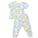 Beige All Over Print Pyjama Set-1