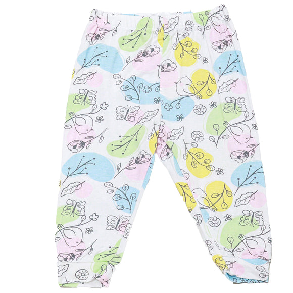 Beige All Over Print Pyjama Set