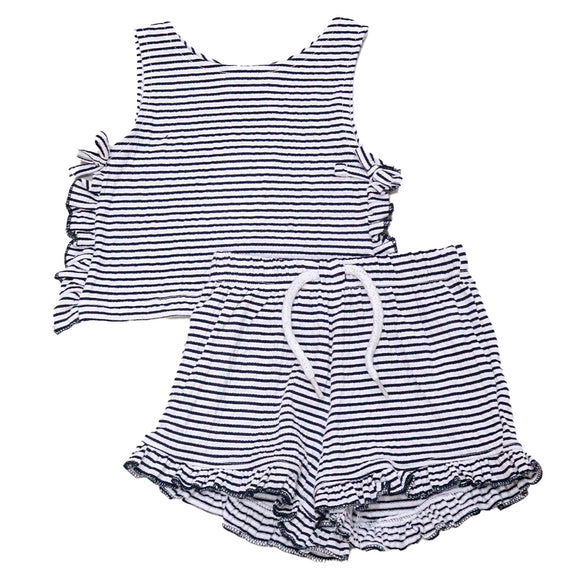 Peach Stripes Set Pale