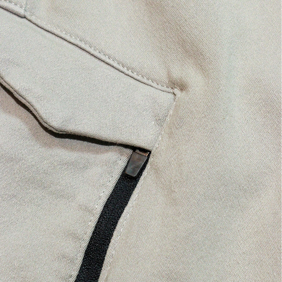 Grey Slant Cargo Pocket Pullon Shorts