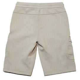 Grey Slant Cargo Pocket Pullon Shorts - 0