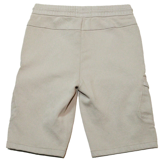 Grey Slant Cargo Pocket Pullon Shorts