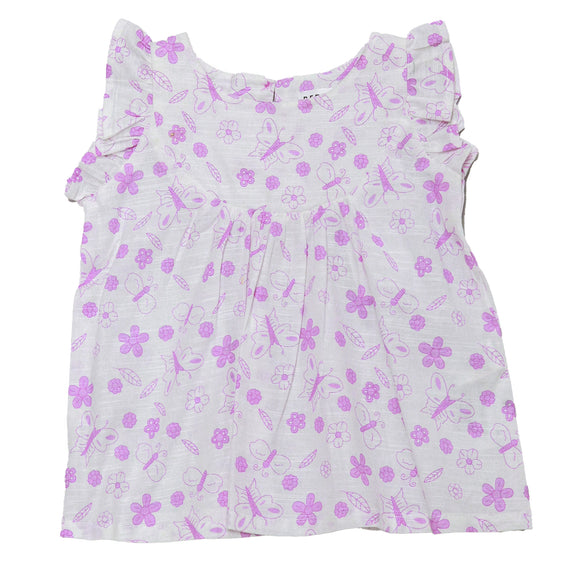 White Butterfly Print Set White