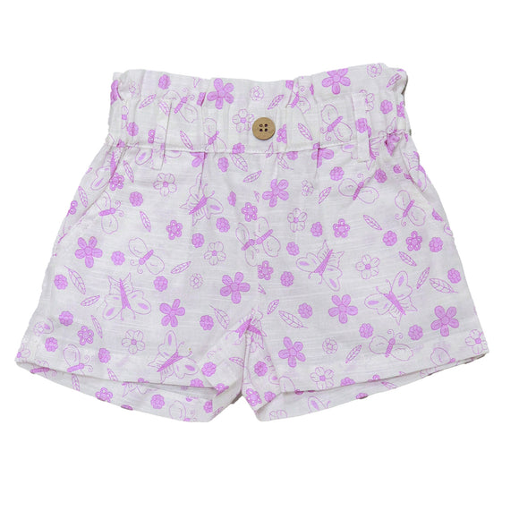 White Butterfly Print Set White