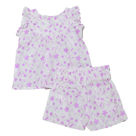 White Butterfly Print Set White