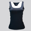 Dk Grey Layered Tank Top-1