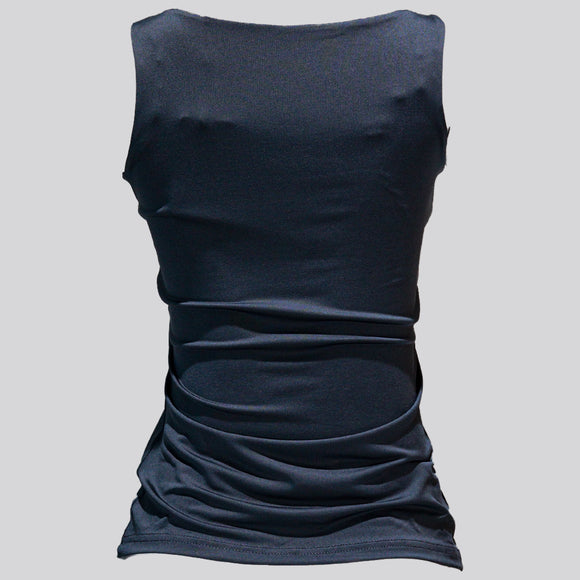 Dk Grey Layered Tank Top