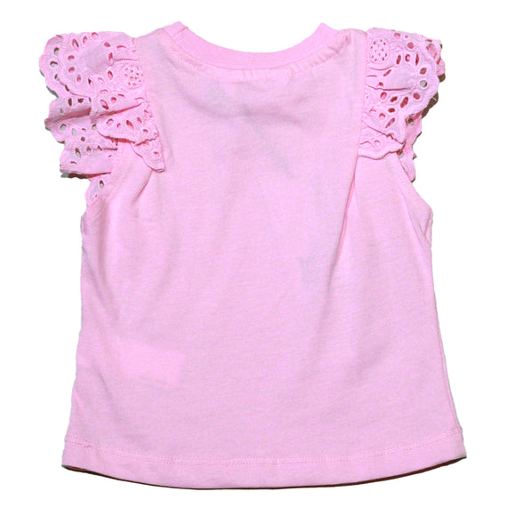 Pink Frills Blouse Pale