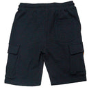 Black Cargo Active Shorts Black-3