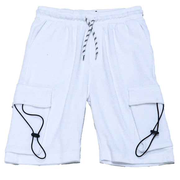 White Cargo Active Shorts White