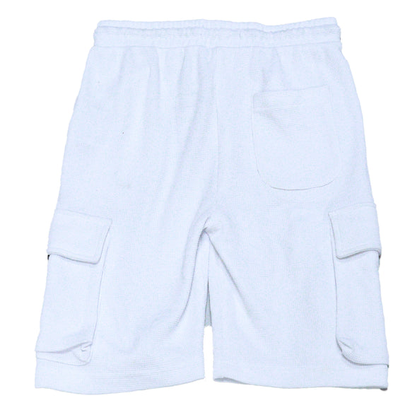White Cargo Active Shorts White