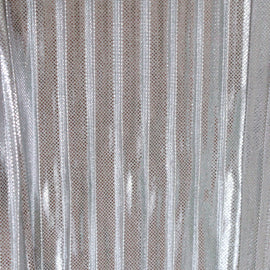 Silver Pleated Skirts - 0