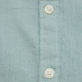 Boys Junior L S Roll Up Mandarin Shirt - 0