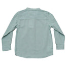 Boys Junior L S Roll Up Mandarin Shirt-3