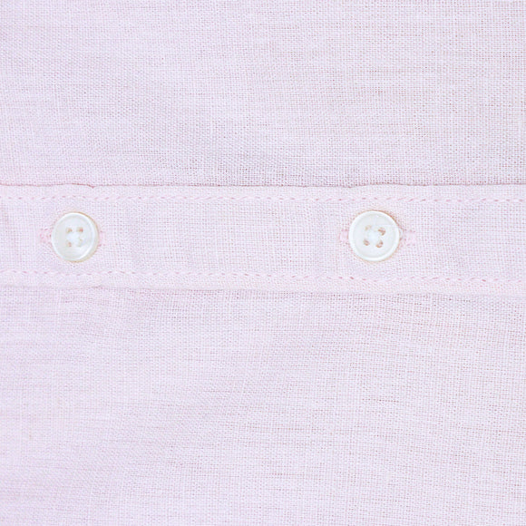 Boys Junior L S Roll Up Mandarin Shirt