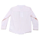 Boys Junior L S Roll Up Mandarin Shirt-2