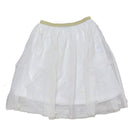 White 3D Tulle Skirts White-1
