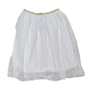 White 3D Tulle Skirts White-3