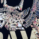 Black Lion Print Tshirt Black-2