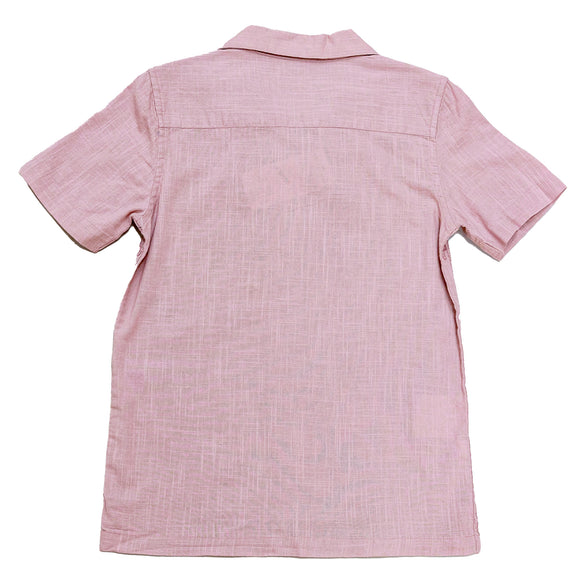 Dusty Pink Embroidery Shirt Pale