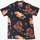 Black Animal Print Aop Shirt Black-3