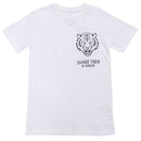 White Tiger Face Emboss Tee-1