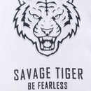 White Tiger Face Emboss Tee-2