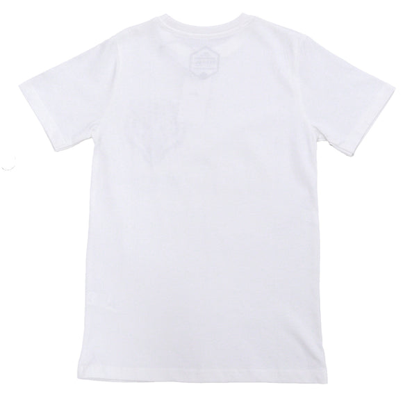 White Tiger Face Emboss Tee