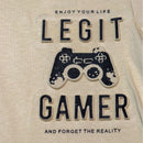 Beige Ape Face Emboss Tee-3