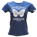 Navy Printed T Shirt-1