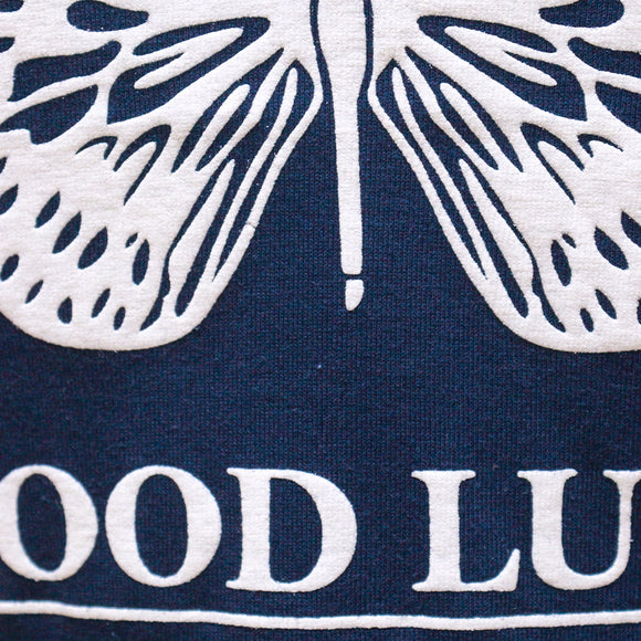 Navy Printed T Shirt