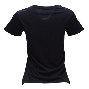 Black Floral Printed T Shirt - 0