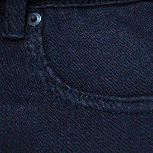 Black 5 Pocket Belted Denim Shorts