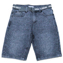 Grey 5 Pocket Belted Denim Shorts Mid Grey 15 16 Years-1