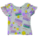 Aqua Tropical All Over Print Set Blue-2