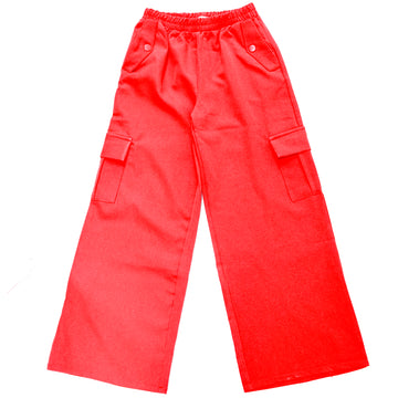 Red Cargo Pants Red