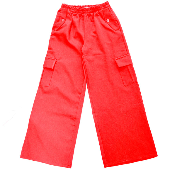 Red Cargo Pants Red