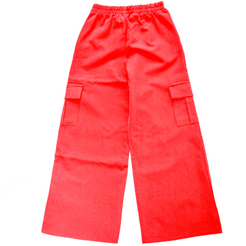 Red Cargo Pants Red - 0